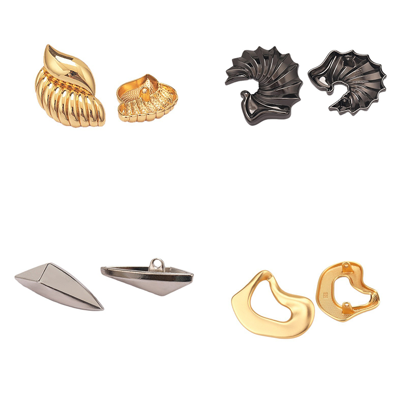 Unique Metal Buttons for High-End Women's Garments, Customizable