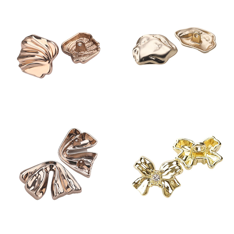 Statement Designer Alloy Buttons - Unique & Customizable for Women's Outerwear