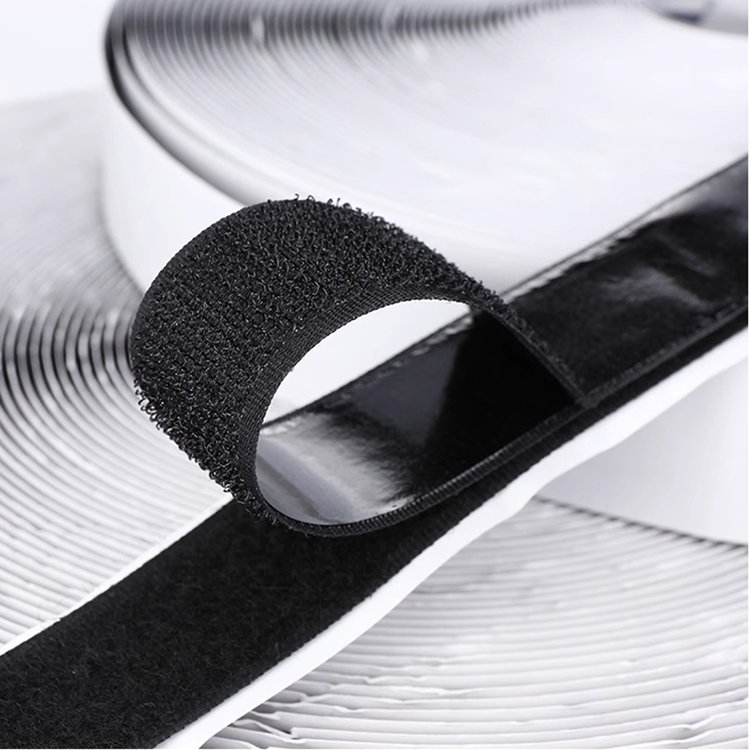 thick self adhesive hook and loop tape sticky back velcro for fabric