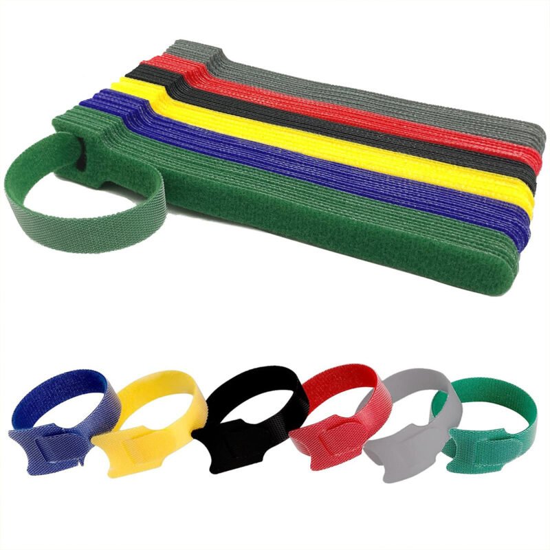 velcro tie straps cord wraps wire holders