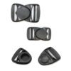 Female and Male Buckles Plastic Side Release Center Swing Head Swivel Buckles Plastic Side Release Buckle Clip Fastener
