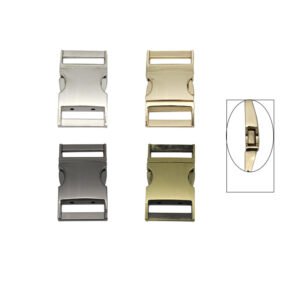 High quality Metal Buckle rose gold metal buckle side release metal buckle for dog collar hardware