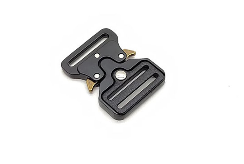 Wholesale high quality metal seat buckle hardware black color side release buckle for belt