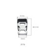 X Type Semi-Plastic Zinc Alloy Quick Release Buckle 25mm Sling Swivel Strap Buckle Eagle Belt Buckles Bag Parts Accessories