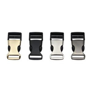 Zinc alloy adjustable hybrid buckle metal quick side release buckle for backpack