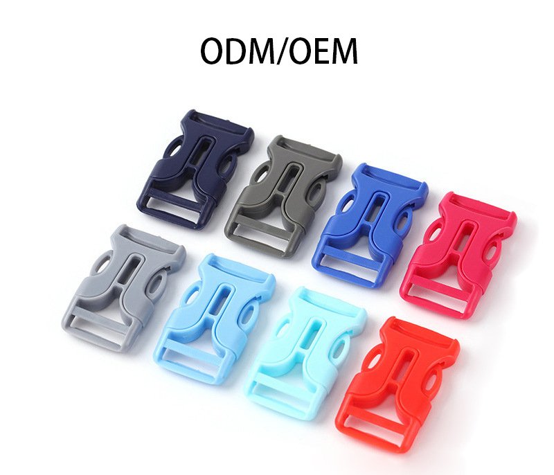 colours plastic buckle