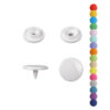 Round Plastic snap Button baby clothes Diaper Buttons Snaps Fasteners Clips Press Studs clothing accessories