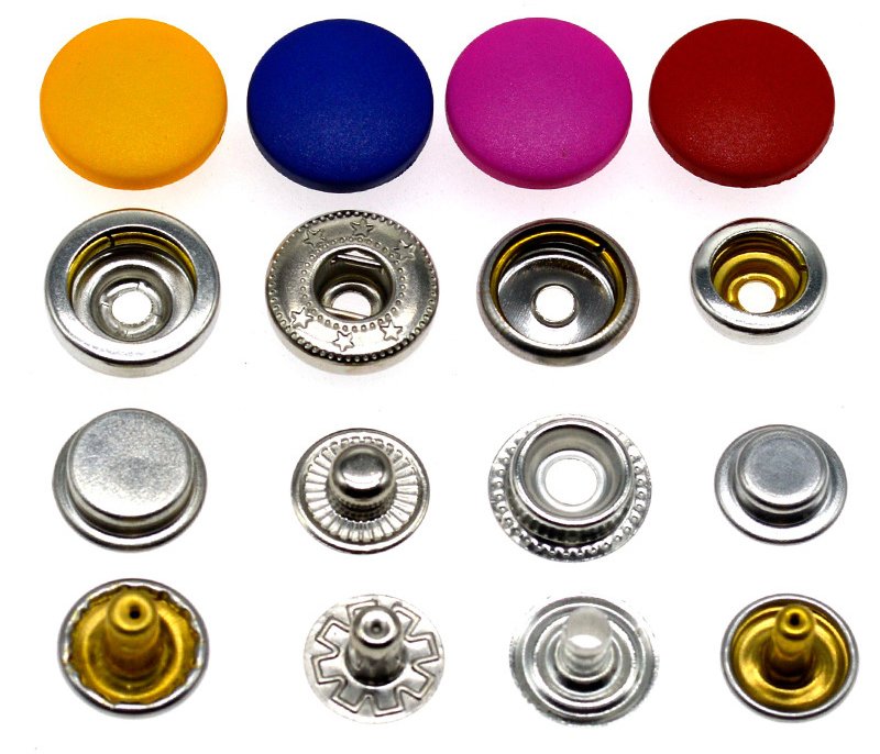 Plastic Snap Fasteners Buttons Invisible Sewing On Snap Buttons Kit for Bibs Diapers Crafts Shirts Clothing