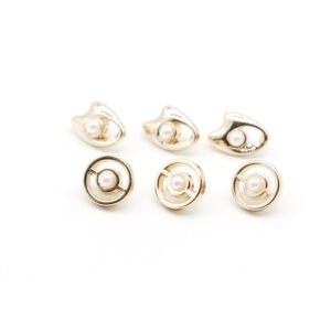 New design pearl bead sewing button for Jeans, Coat, Blazer, Suits, Jacket etc