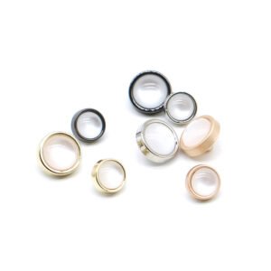 Metal pearl button alloy shank buttons sewing button for shirt bags clothes