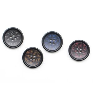 Plastic resin high-grade shirt buttons suit coats trench coats fashion twist 4-holes buttons for clothing