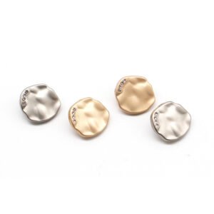 Metal Irregular Button Hand Sewing Button Women's Coat Wind Clothes Buttons