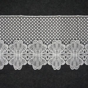 28cm wide lotus water-soluble lace embroidery lace clothing fabric hollowed out three-dimensional computer embroidery