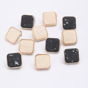 Boxy button shirt sewing buttons plastic shank button for coat dress，wo part combination