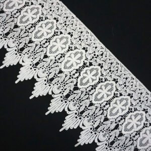 Lace Edge Trim 22cm Wide Ribbon Edging Trimmings Wedding Dress Embellishment Party Decoration Applique DIY Sewing Crafts