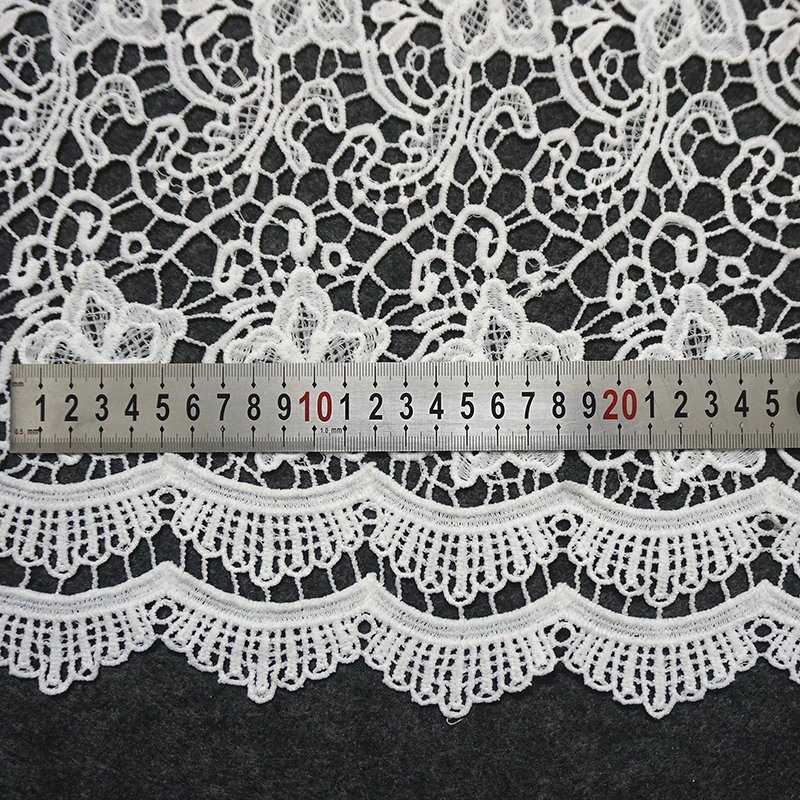 Manufacturers direct custom colors 100% polyester embroidery lace trim