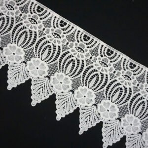 Lace Trim Embroidery Polyester Lace 100% Chemical Lace Trim