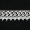 Water Soluble 100% Polyester Chemical Embroidered White Lace Ribbon Sewing Border Lace Trim