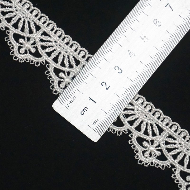 3cm Women's lace milky embroidery, suitable for dresses, curtains, underwear accessories