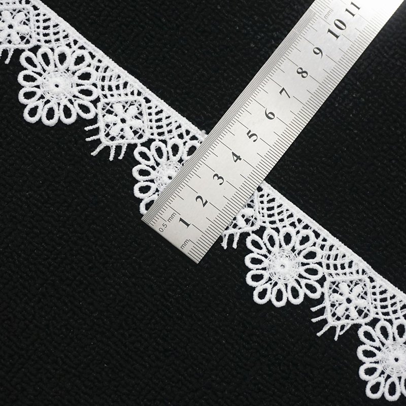 Wholesale Polyester Embroidery Little Flower Lace Fabric Customized Pattern Lace