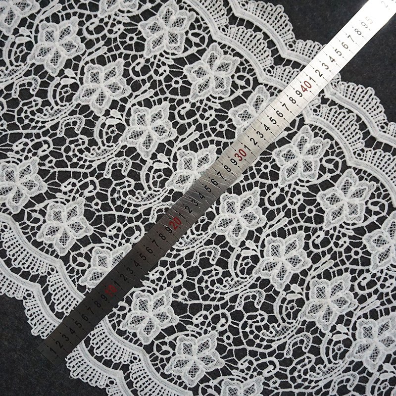 Manufacturers direct custom colors 100% polyester embroidery lace trim