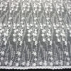 New design flower embroidery mesh fabric white lace water-soluble fabric for women's dress