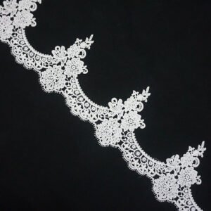 15cm Polyester Silk Wavy Barcode Lace Clothing Accessories Off-the-Shelf Home Pajamas and Lace accents