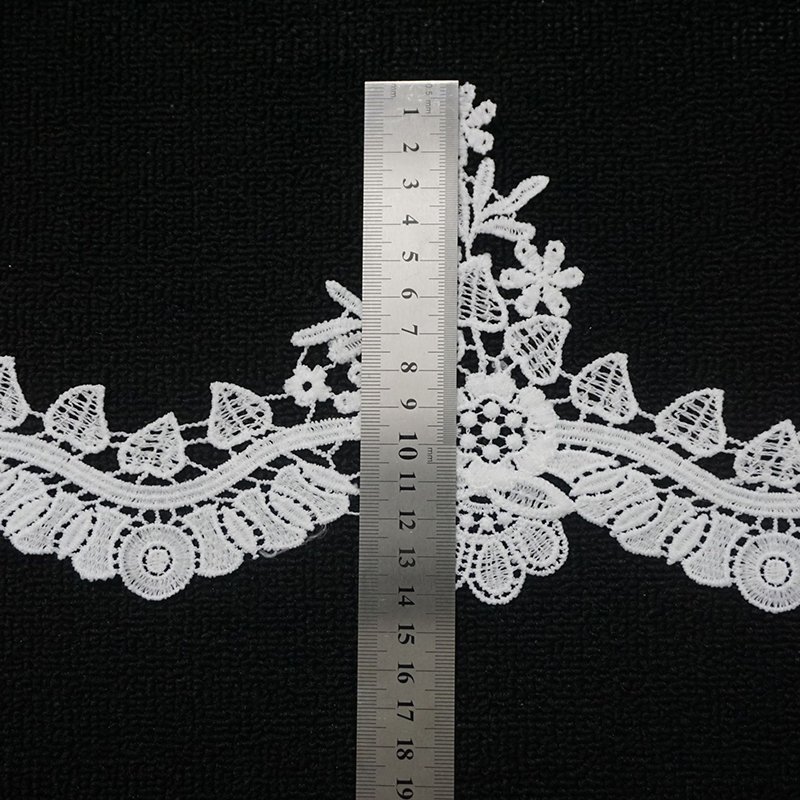 Milk silk embroidery lace decoration wedding DIY handmade sewing clothing lace