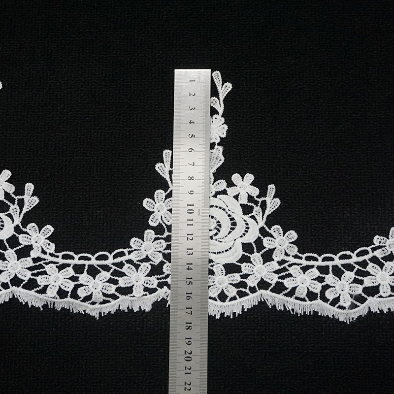 Milk silk embroidery lace decoration wedding DIY handmade sewing clothing lace