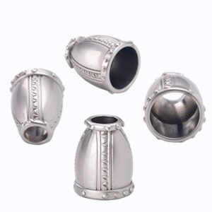 Conical metal hanging bell straight tube rope head buckle