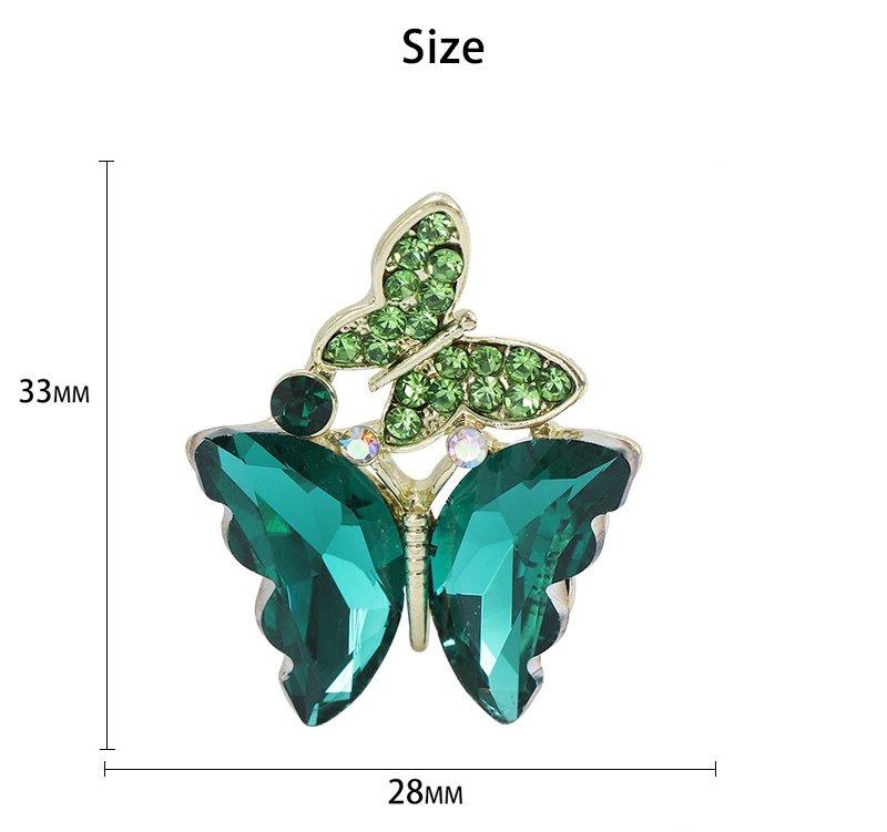 High-end Butterfly Brooches Women Fashion Jewelry Rhinestone Brooches For Suit Accessories Clothes Safety Brooch Pin For Women