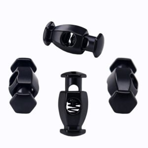 Hexagonal metal spring buckle single hole adjustment buckle