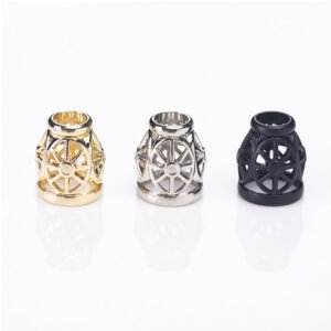 Clothing Accessories Hollow out Metal Elastic Cord Stopper Drawstring Buckle Toggle Stopper Cord End