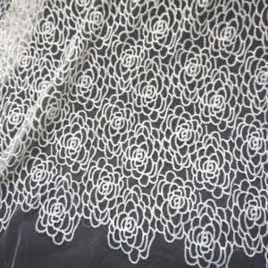 Water-Soluble Embroidery Embroidered Clothing Fabric Lace Wedding Accessories Dubai Fabric