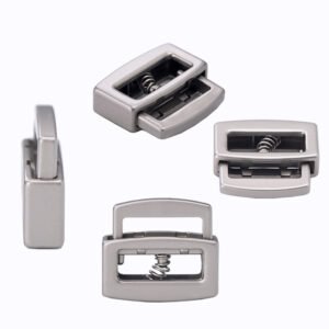 Spherical metal spring buckle single hole multi specification adjustment buckle