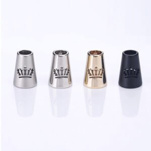 Conical hollow metal hanging clock crown rope buckle