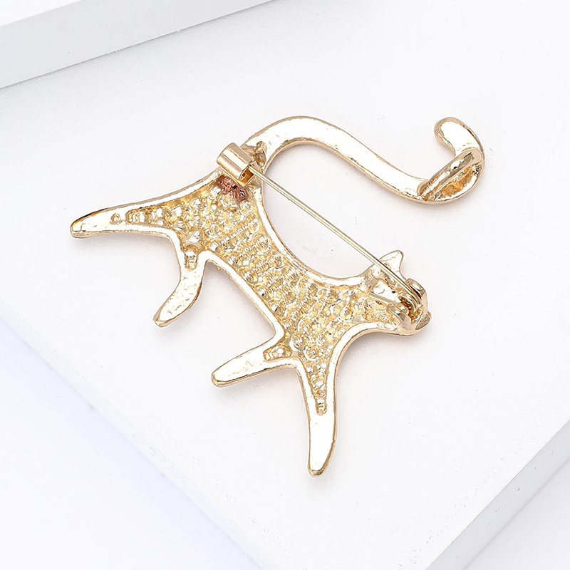 luxury anime brooch pin animal cat brooch for clothes decoration