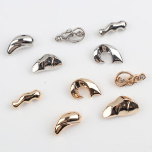 Unique Design Alloy Metal Shank Button for Wool Coat, Novelty Hand Sewing Button for Garment Manufacturing, Durable & Rust-Proo